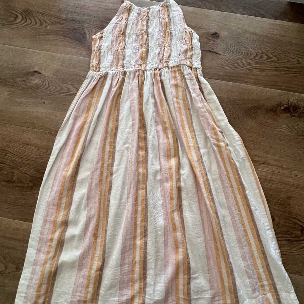 Zara Striped Pink and Orange girl Dress
